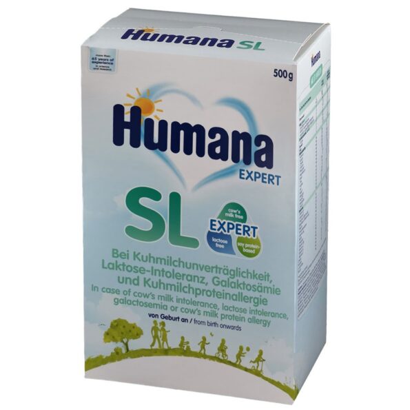 Lapte praf Humana SL Expert de la nastere 500 g