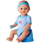 Baby Doll 43 cm cu accesorii albastru