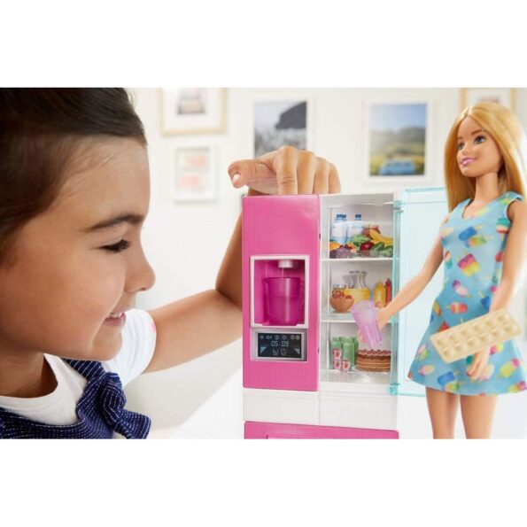 set-barbie-estate-frigider-cu-papusa-si-accesorii-5