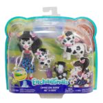Set Enchantimals by Mattel Cambrie Cow With Ricotta And Family Papusa cu 3 figurine